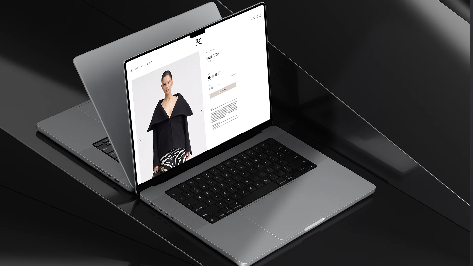 Дизайн сайта для бренда одежды MUI